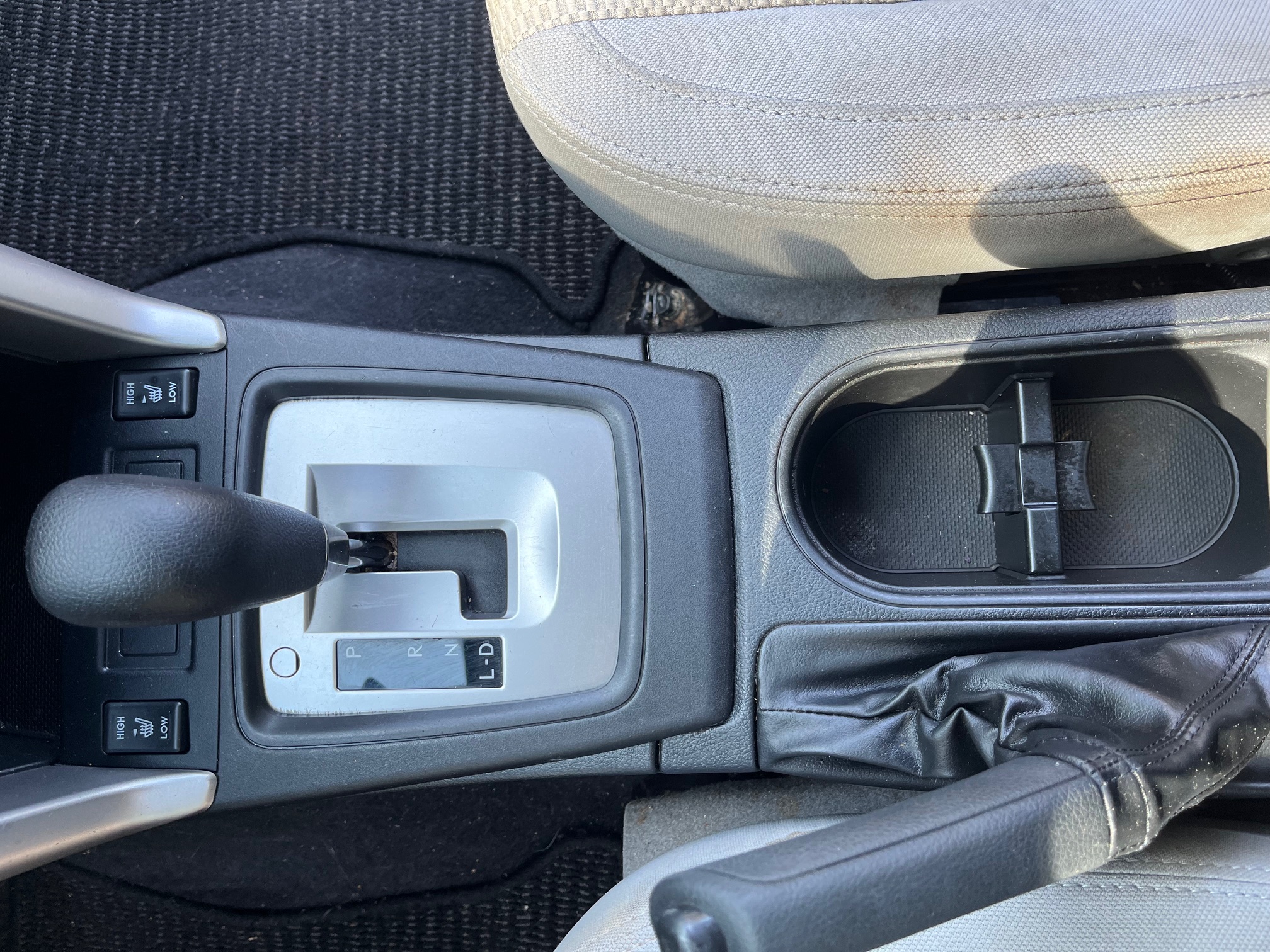 Center Console Cleaning - After Detail