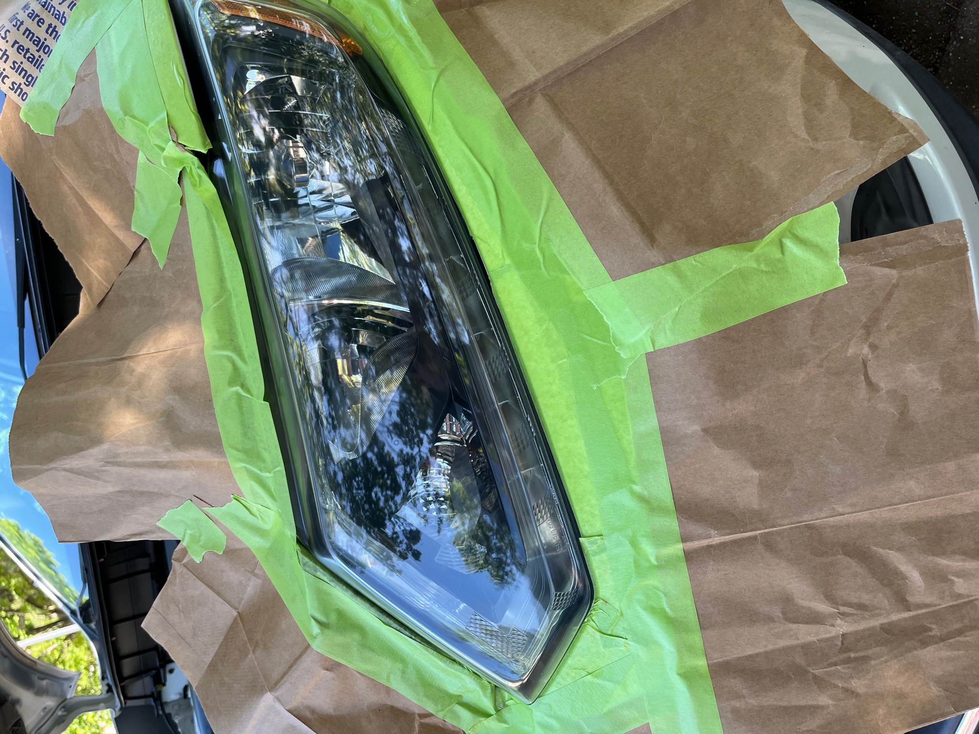 Headlight Restoration - After Detail