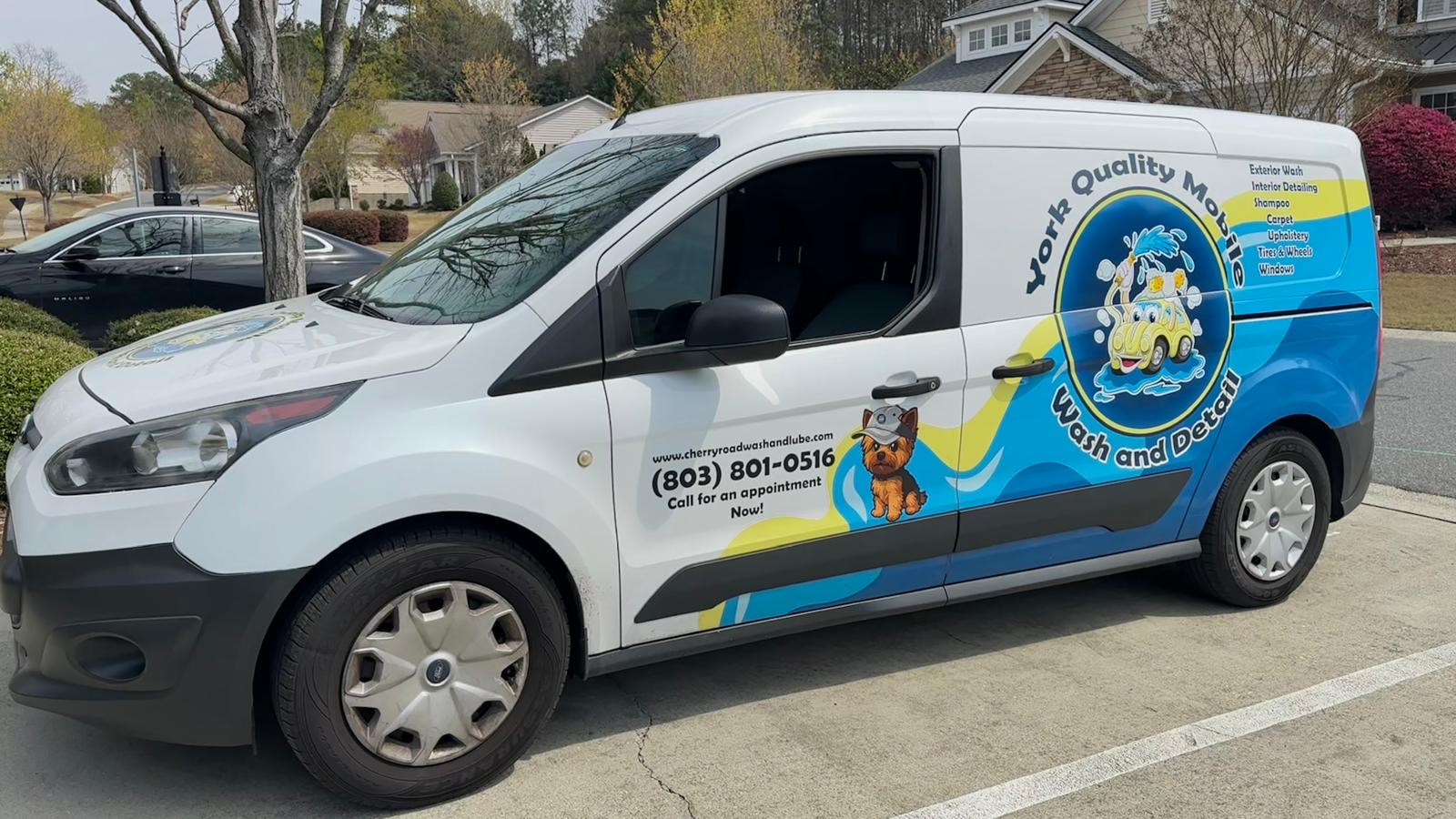 York Quality Mobile Wash and Detail Service Van